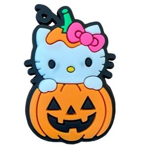 Hello Kitty Pumpkin Croc Charm